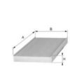 UNIFLUX FILTERS XC142 Filter, interior air